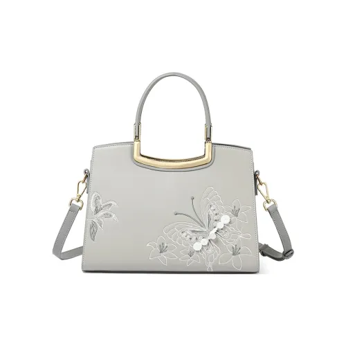 TUCANO Сумка через плечо из коровьей кожи Сумка для женщин Экрю Призрачный серый