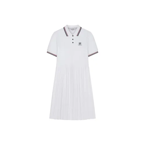 Teenie Weenie Короткий рукав Платье Женское Белое