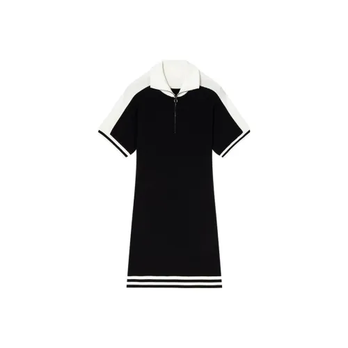 DKNY Черный и Цвет Женские Короткие Платья с Рукавами