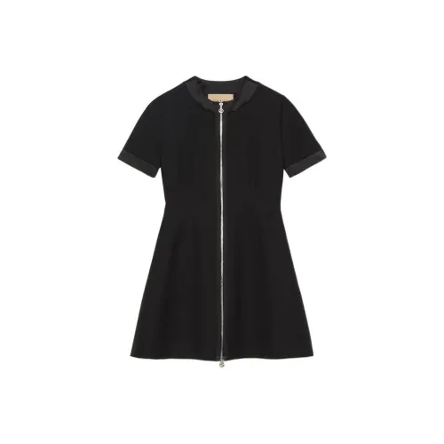 GUCCI SS22 Короткий рукав Платье Женское Черное