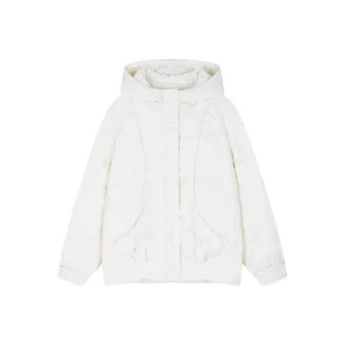 Mo Han Yi Mei Пуховая куртка Женская Белая