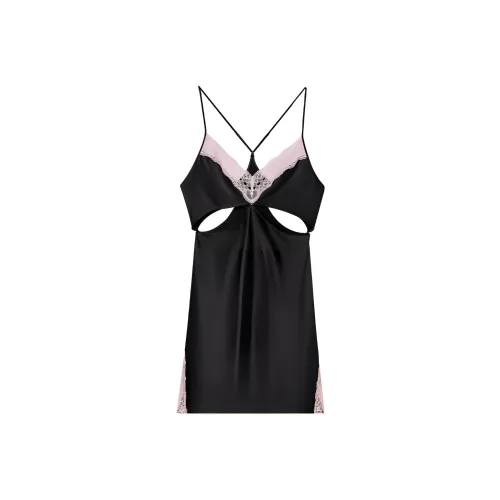 Victoria's Secret Victoria's Secret X RUI built Co Branded SERIES Черные Женские Слиплатья