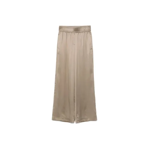 Brunello Cucinelli Кунжут Seeds Бежевый Женские Повседневные Брюки