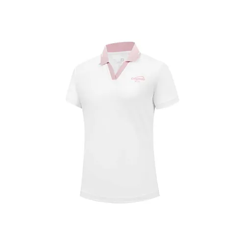 QIAODAN Sports Life Collection SS25 Поло WOMEN'S JORDAN Белый