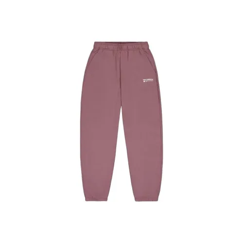 New Balance Вязаные тренировочные брюки женские красные