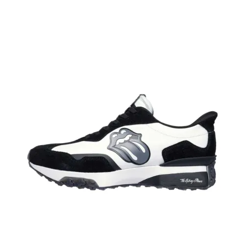 Rolling Stones x Skechers Neo Jogger Водонепроницаемый и Дышащий Низкий Топ Беговые Кроссовки Мужские Черные