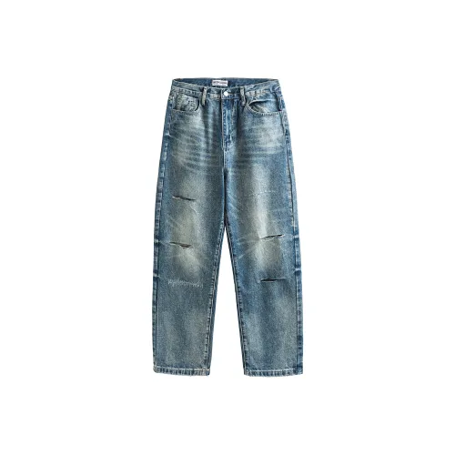 ME DA IGUAL Синий Мужской Джинсы