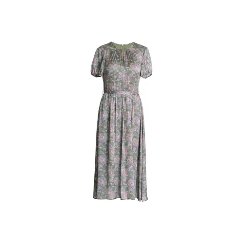 ROEYSHOUSE Короткий рукав Платье Женское Многоцветное