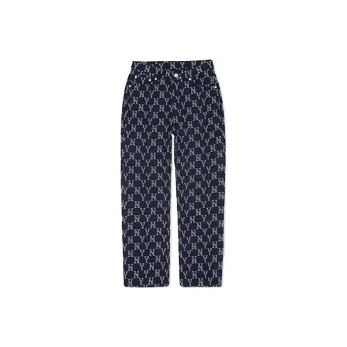 MLB Old Flower Джинсы Женские Темно-синие