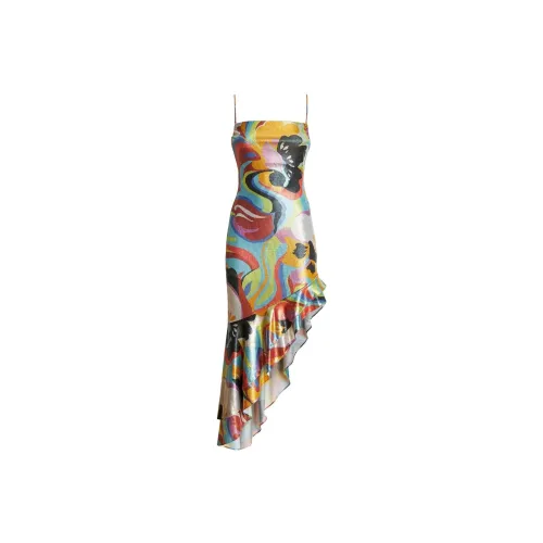 ETRO Многоцветные Женские Слиплатья