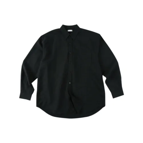 BISHE Мужские черные рубашки