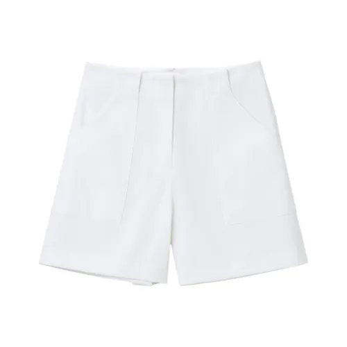 OVV Натуральный белый Однотонный 02 Женские Повседневные шорты
