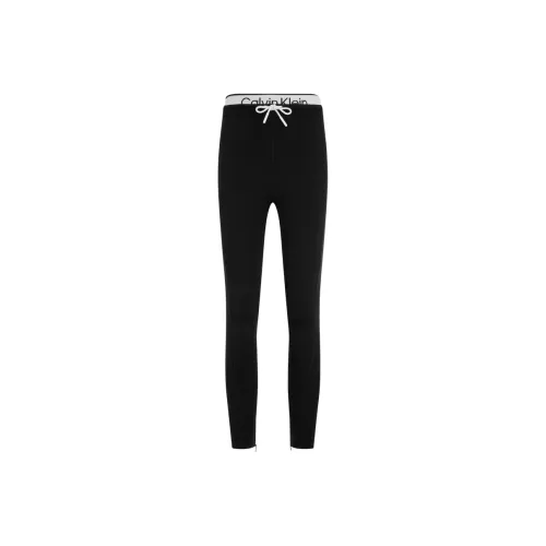 Calvin Klein SS24 Series 001 Космический черный Женские Вязаные Тренировочные брюки