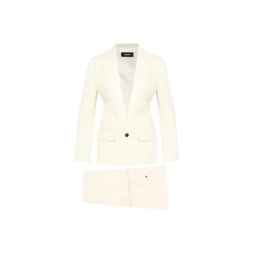 DSQUARED 2 SS24 Бизнес-костюм Женский Белый