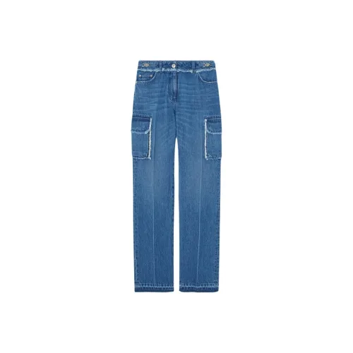 VERSACE FW24 Джинсы Женские Blue