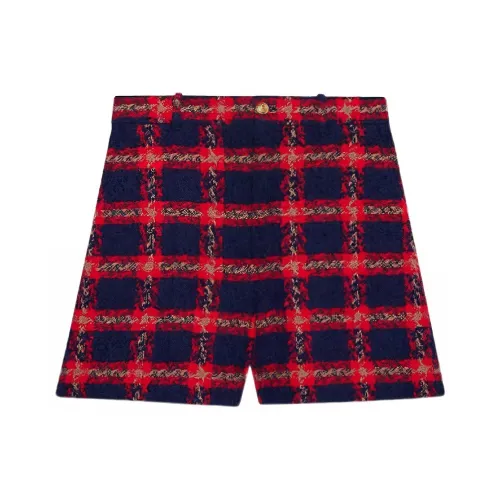 GUCCI Повседневные шорты Женские Red