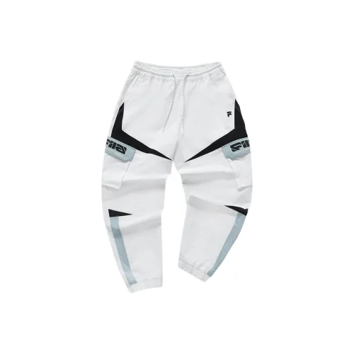 FILA FUSION URBAN TECH Вязаные спортивные брюки женские стандартные белые