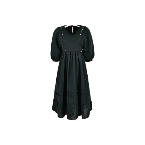 Even Vintage Платье Женское Черное