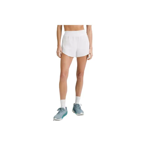 lululemon Fast and Free Повседневные шорты Женские Белые