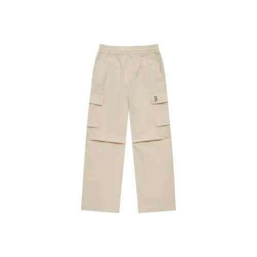 Mlb Base Logo SS24 Карго Брюки Женские Песочно-желтые