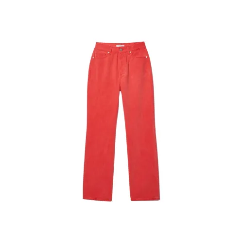 LACOSTE Женские Джинсы Красного Цвета