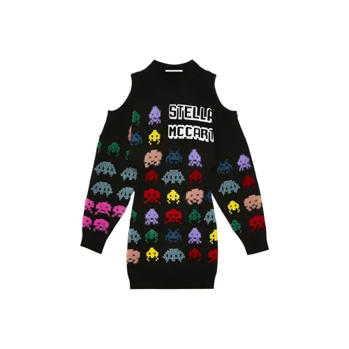 STELLA MCCARTNEY Black Женские Длинные Платья с Рукавами