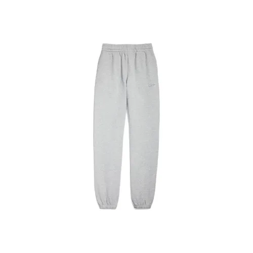 Calvin Klein JENNIE Series Кокосово-серые Женские Вязаные Тренировочные Брюки