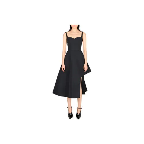 Alexander McQueen Slip Платье Женское Черное