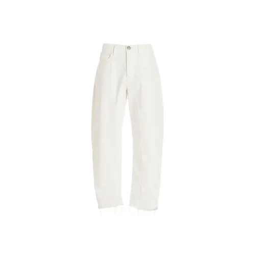 JIL SANDER Белые Женские Джинсы