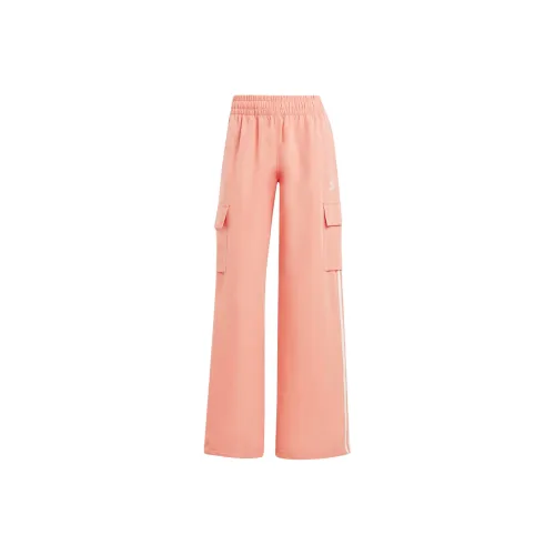 Adidas Originals Adicolor Cargo Tracksuit Bottoms Вязаные спортивные штаны женские глиняного розового цвета