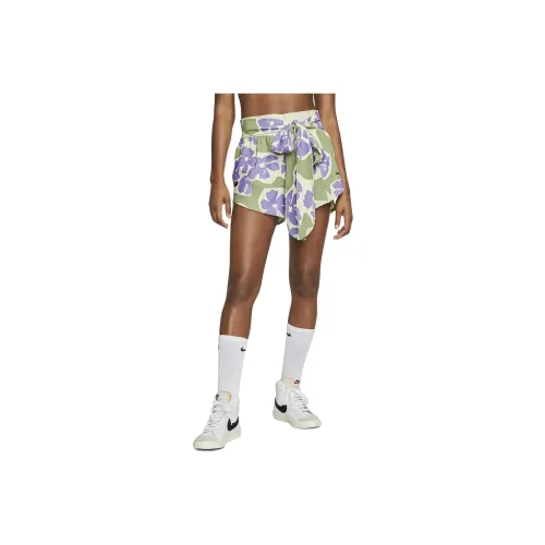 NIKE X Naomi Osaka Co Branded SERIES Масляно-зеленые Женские Повседневные шорты