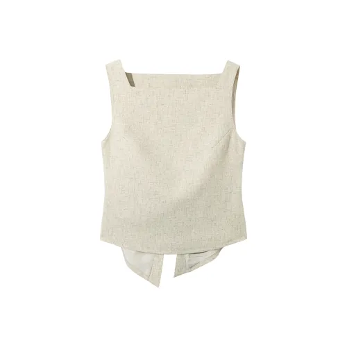 Ouyang Облачный бежевый Женские майки