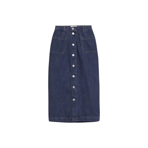 Рамка Denim Long Skirt Women's Blue