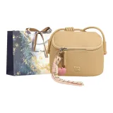 Желтая сумка для покупок с украшением