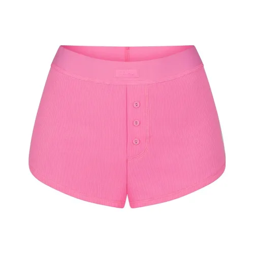 Skims Розовые Женские Повседневные Шорты
