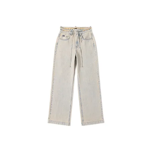 Lee совместный модель SS25 Джинсы Женские Винтажный Светло-Синий