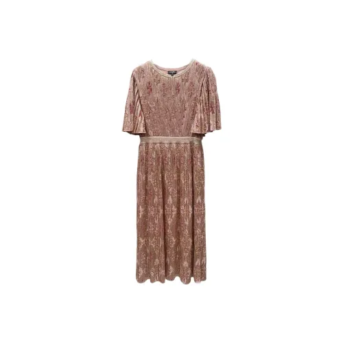 CHANEL FW20 Короткий рукав Платье Женское Розовый