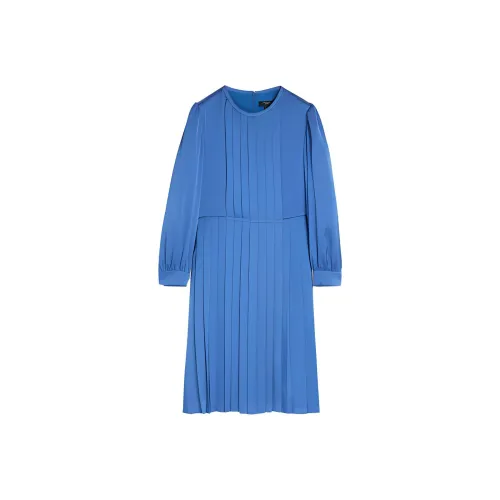 WEEKEND MaxMara Васильковый синий Женские Длинные Платья с рукавами