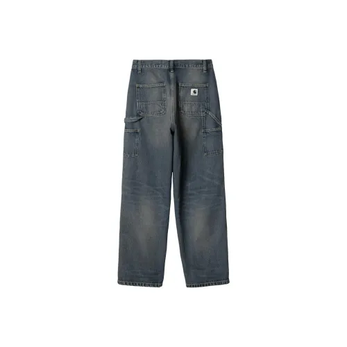Carhartt WIP Collaboration SS25 Светло-синие Женские Джинсы