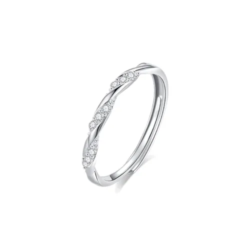 SHK Copper Alloy Zircon Ring Unisex SHK Медный Сплав Циркон Кольцо Унисекс