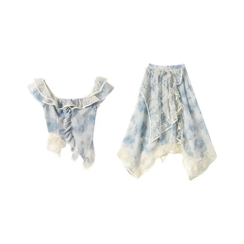 EIDOLON GRAIN Без рукавов Платье Женское Синее