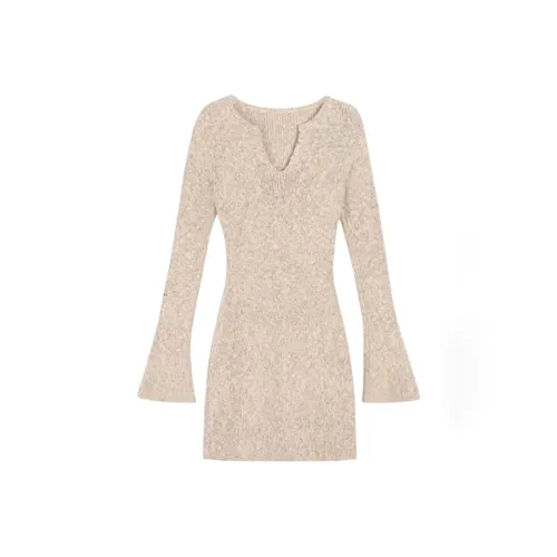 TURN UP Длинное платье с длинными рукавами женское