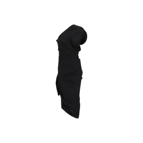 Vivienne Westwood Black Женские Короткие Платья с Рукавами