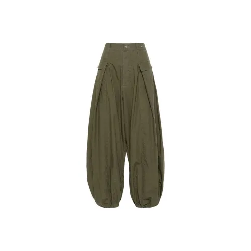 R13 SS24 Карго Брюки Женские Оливково-зеленые