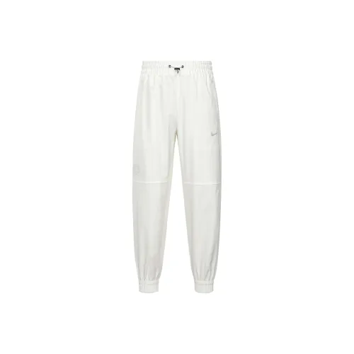 NIKE Парусный белый Женские Вязаные Тренировочные Брюки