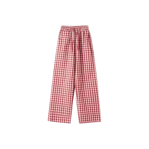 ABBY GODDESS Повседневные брюки Женские Розовые