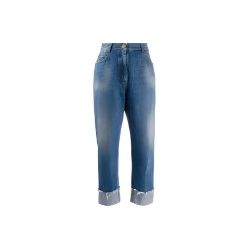 BALMAIN Синие Женские Джинсы