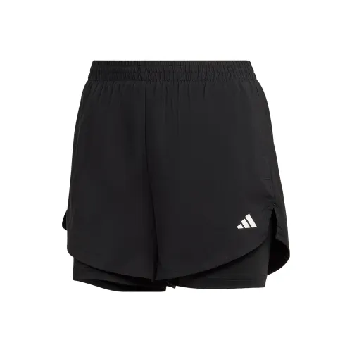 Adidas AEROREADY Повседневные шорты Женские Черные