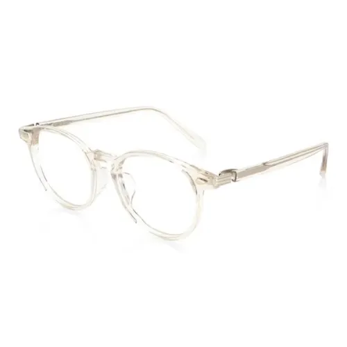 JINS Пластина Нерегулярная форма Оправы для очков Unisex Light Желтый