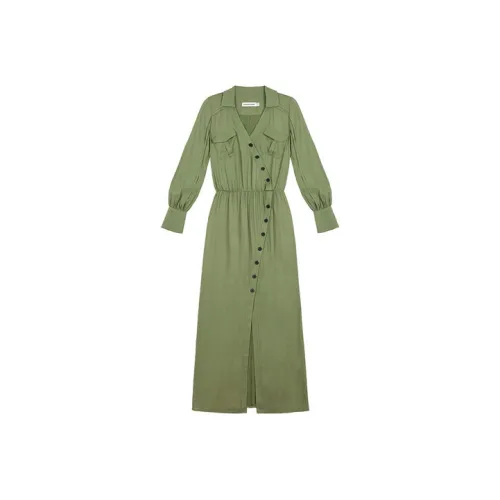 Self Portrait SS21 Dress Women's Green Self Portrait SS21 Платье Женское Зеленый